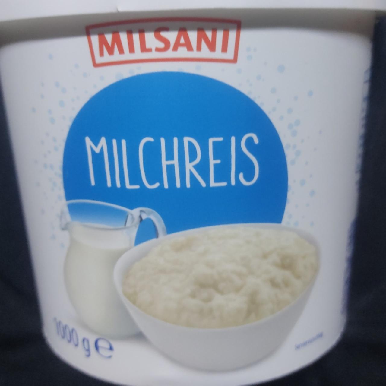 Fotografie - Milch Reis Milsani