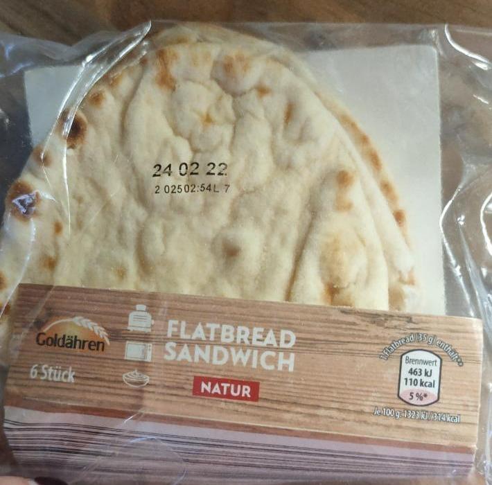 Fotografie - Flatbread sandwich Natur Goldähren