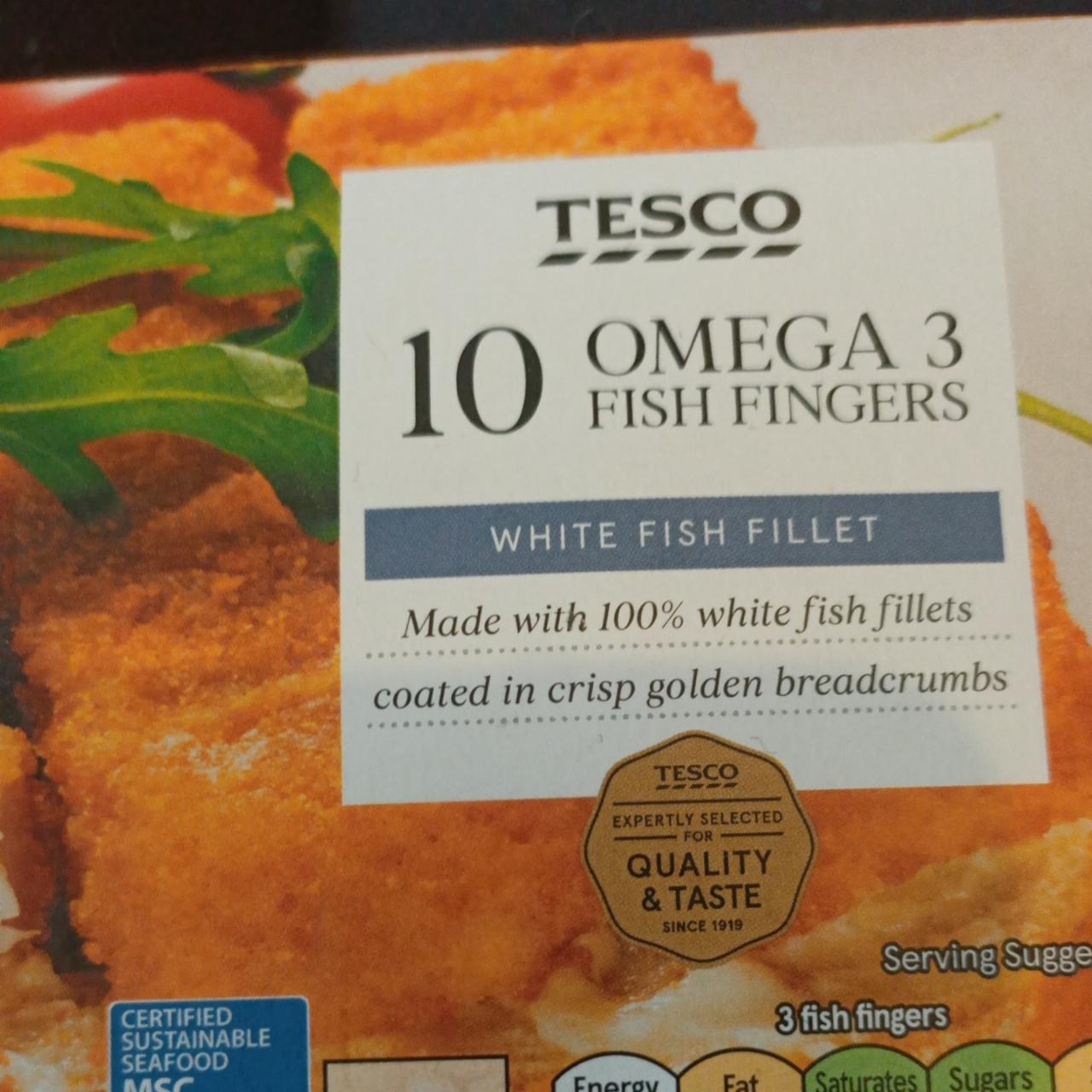 Fotografie - Omega 3 Fiish Fingers Tesco