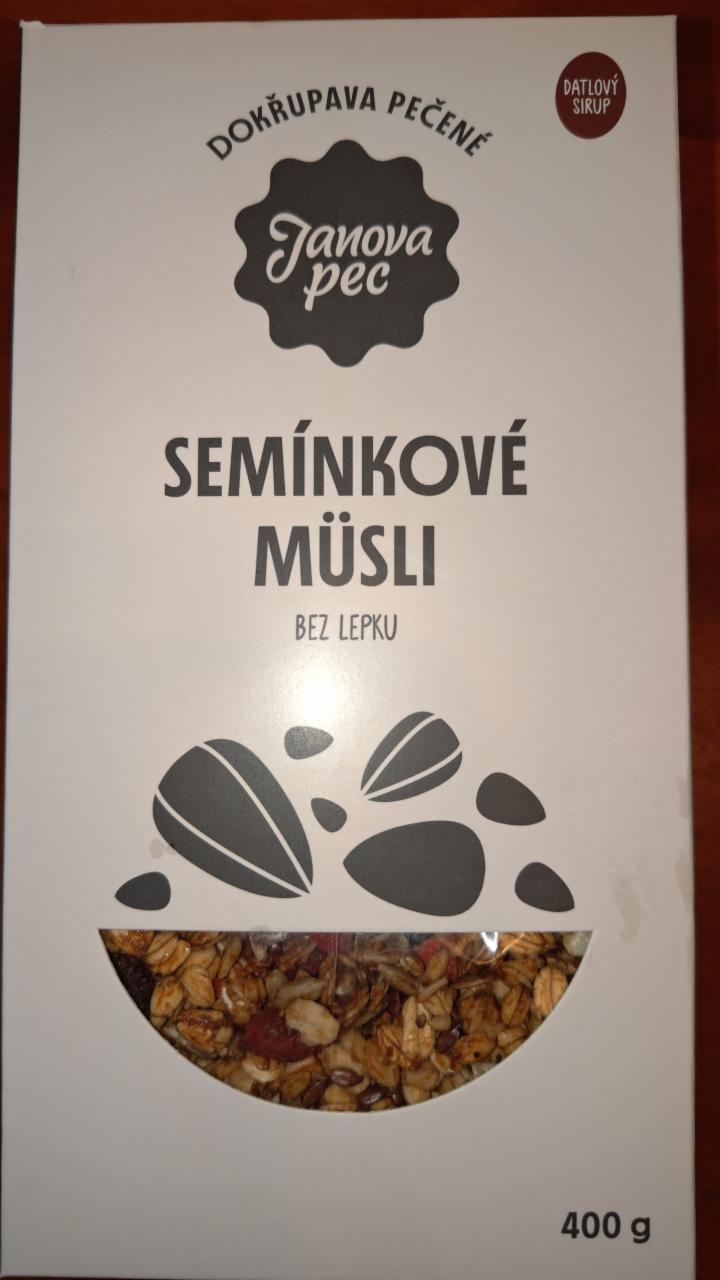 Fotografie - Pečené müsli semínkové Janova pec