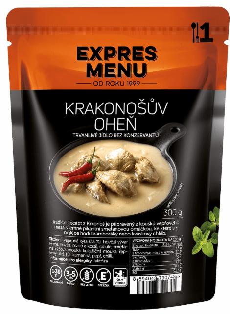 Fotografie - Krakonošův oheň Expres Menu