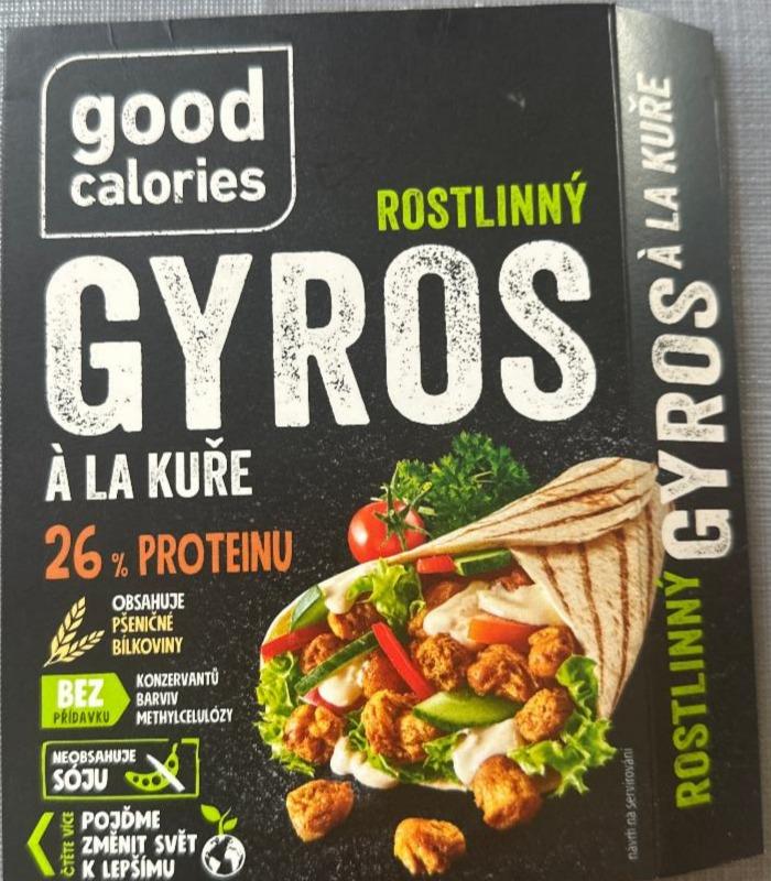 Fotografie - Rostlinný gyros á la kuře Good calories