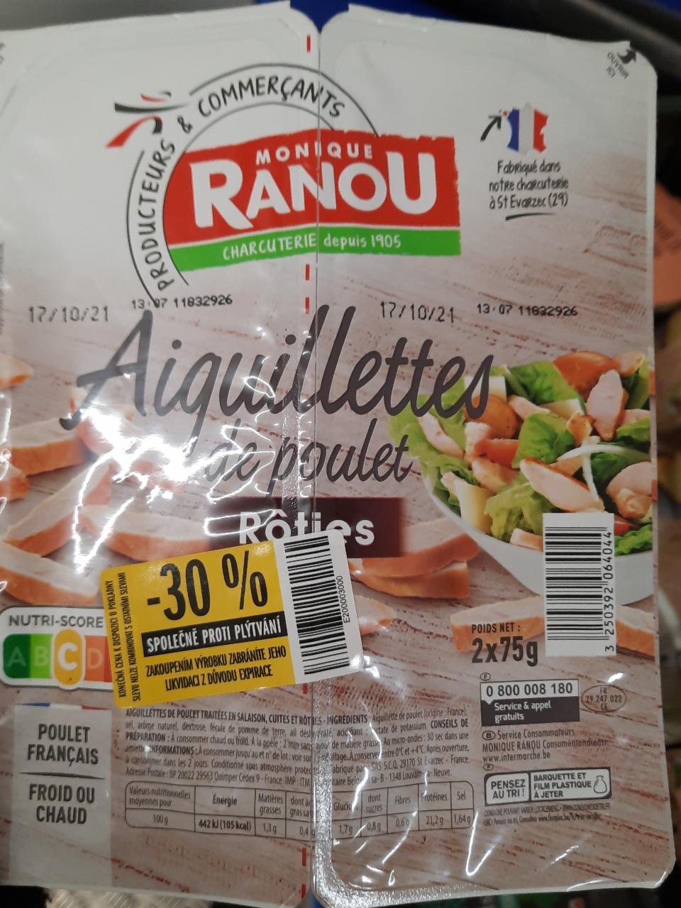 Fotografie - Aiguillettes de poulet rôties Monique Ranou