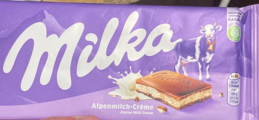 Fotografie - Alpenmilch-créme Milka