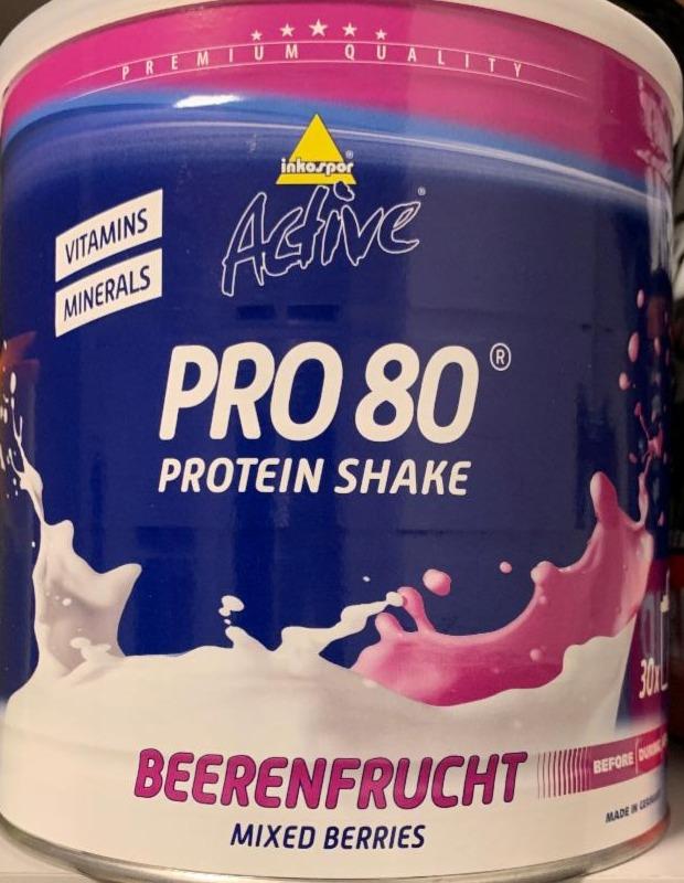 Fotografie - Africe PRO 80 Protein Shake Beerenfrucht