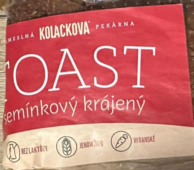 Fotografie - Toast semínkový krájený Koláčkova pekárna