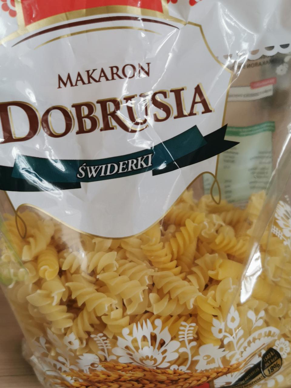 Fotografie - Makaron świderki Dobrusia Biedronka