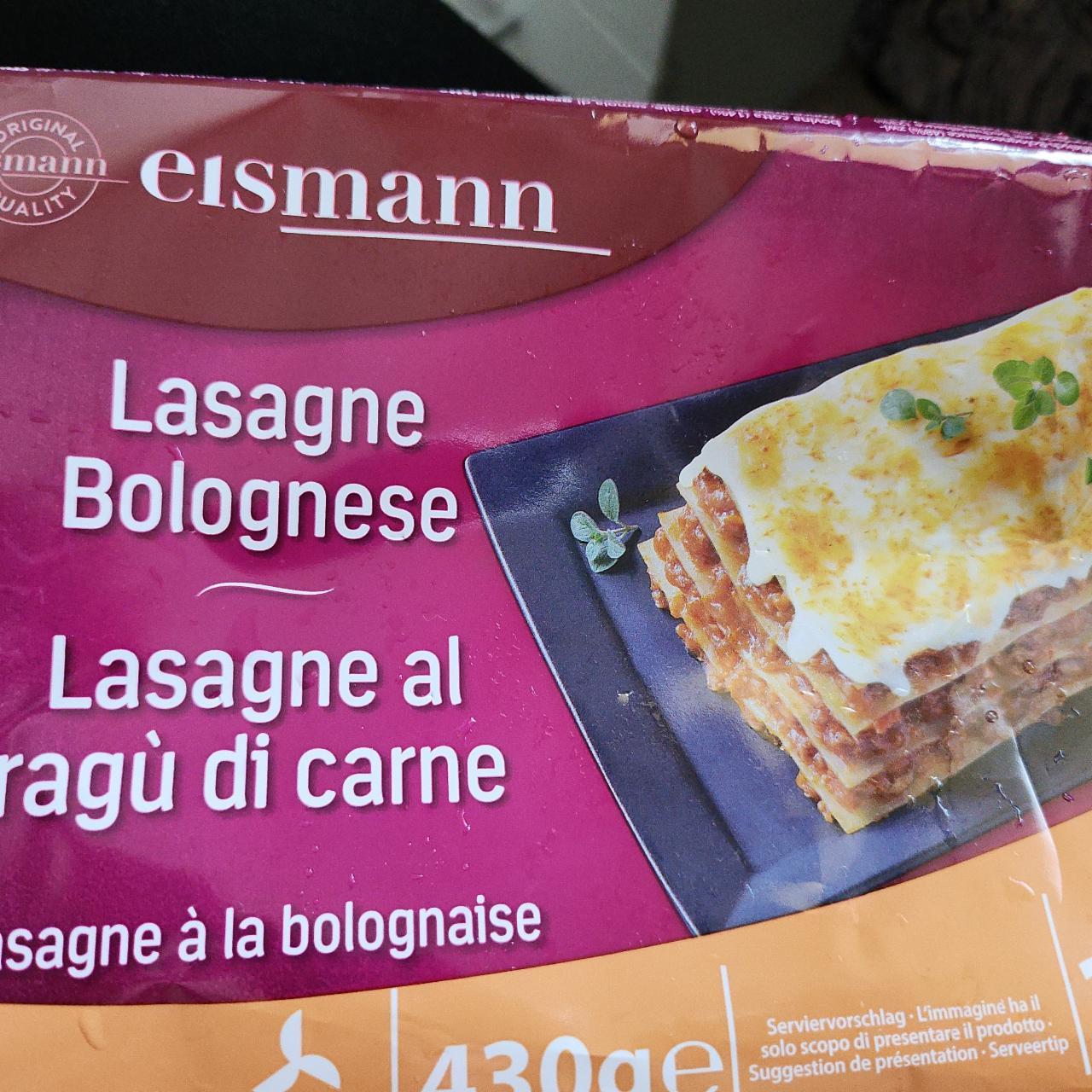 Fotografie - Lasagne Bolognese Eismann