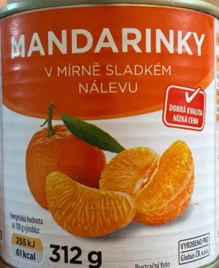 Fotografie - Mandarinky v mírně sladkém nálevu Globus