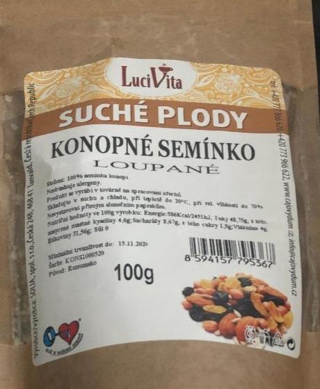 Fotografie - Konopné semínko loupané LuciVita