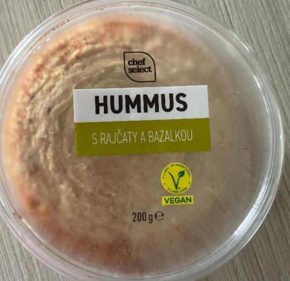 Fotografie - Hummus s rajčaty a bazalkou Chef Select