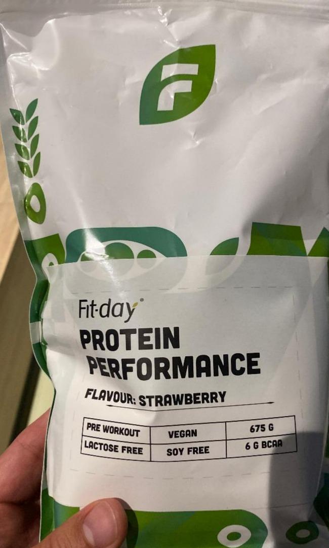 Fotografie - Performance protein strawberry flavoured Fit-day