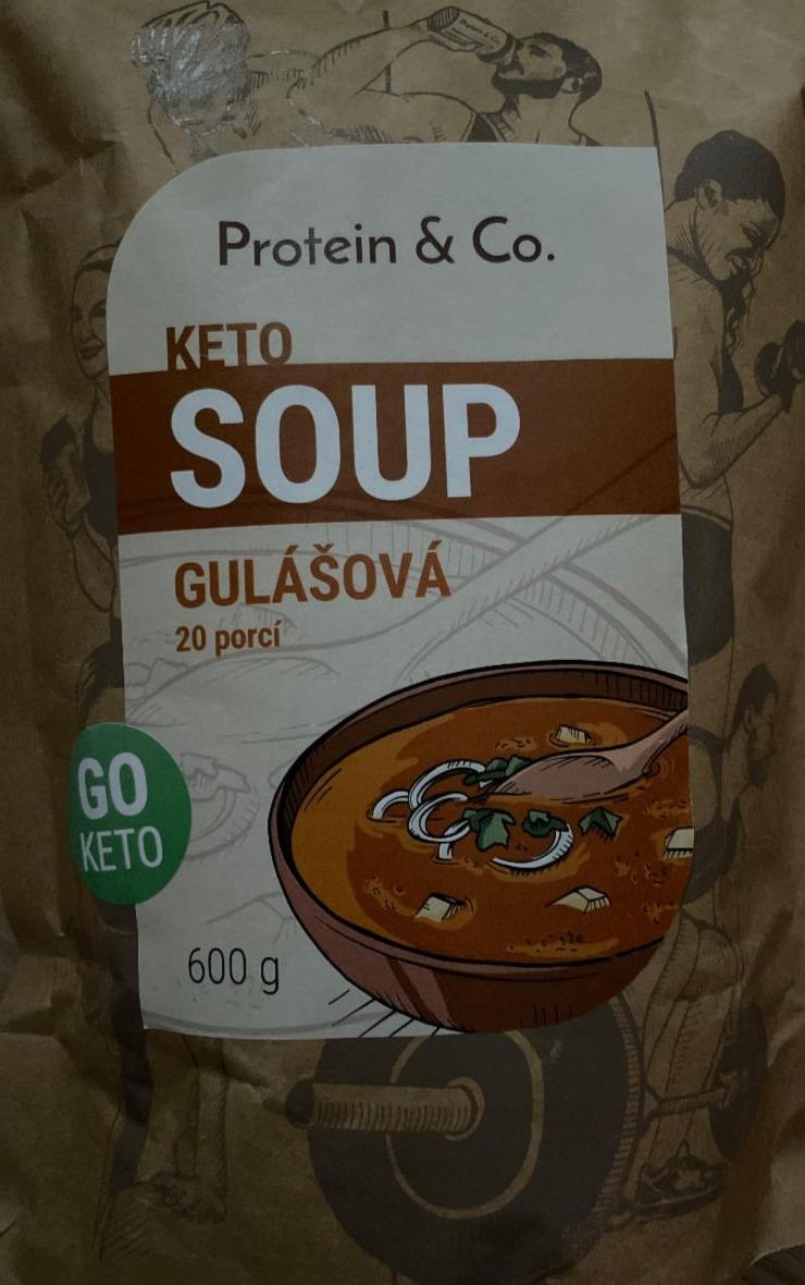 Fotografie - Keto gulášová polévka Protein & Co.