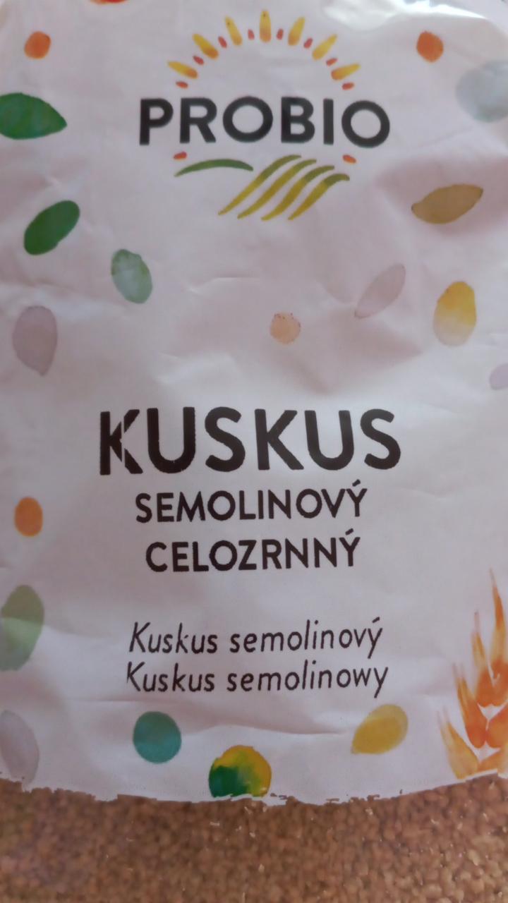 Fotografie - KUSKUS semolinový celozrnný Probio