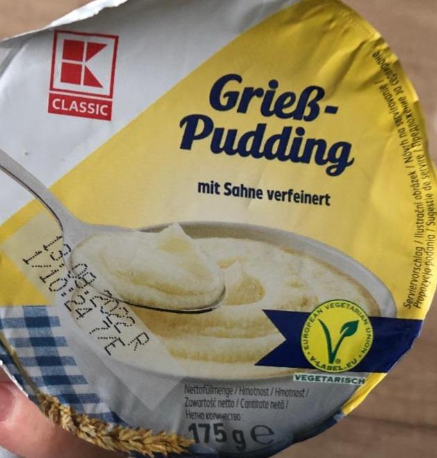 Fotografie - Grieß-Pudding mit Sahne verfeinert K-Classic