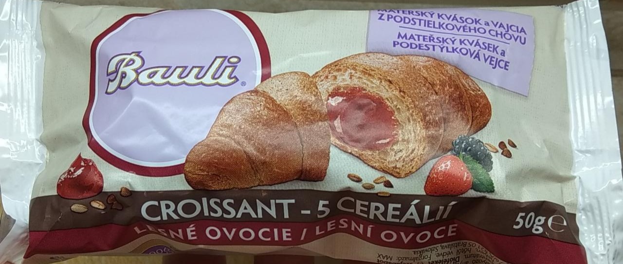 Fotografie - Croissant 5 cereálií lesní ovoce Bauli