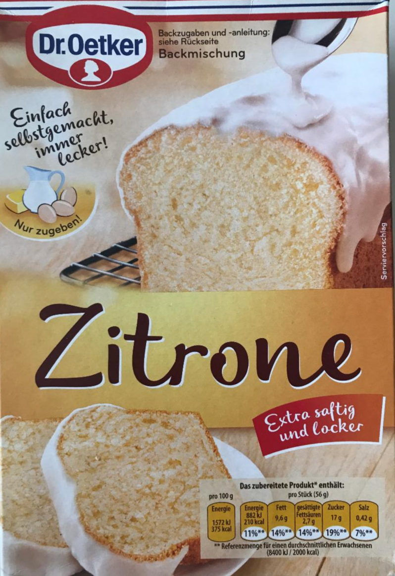 Fotografie - Zitrone Dr.Oetker