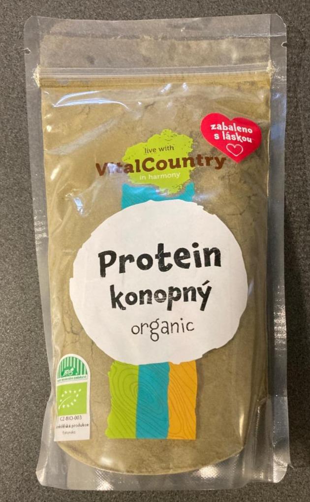 Fotografie - Protein konopný organic VitalCountry