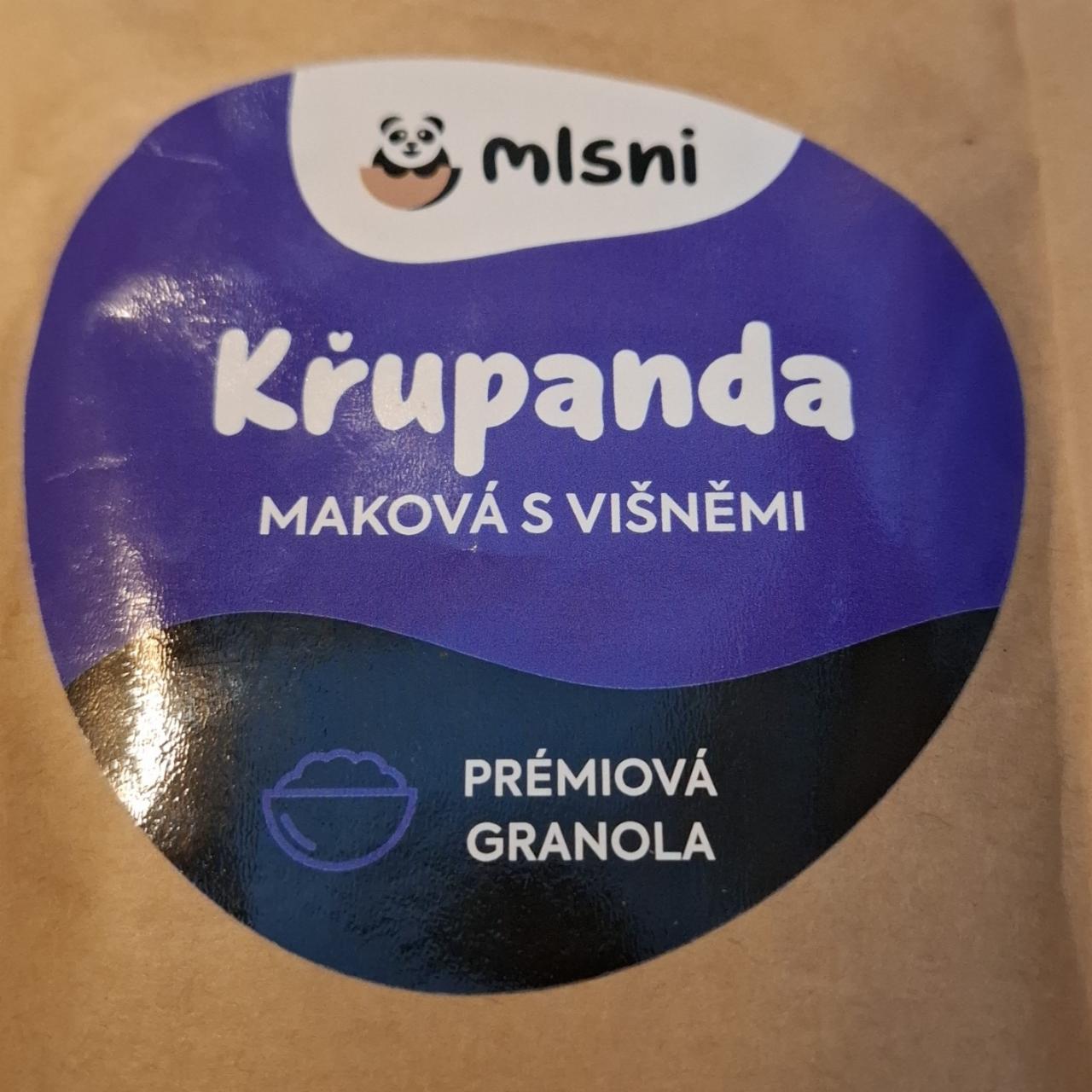 Fotografie - křupanda maková s višněmi prémiová granola pečená Mlsni