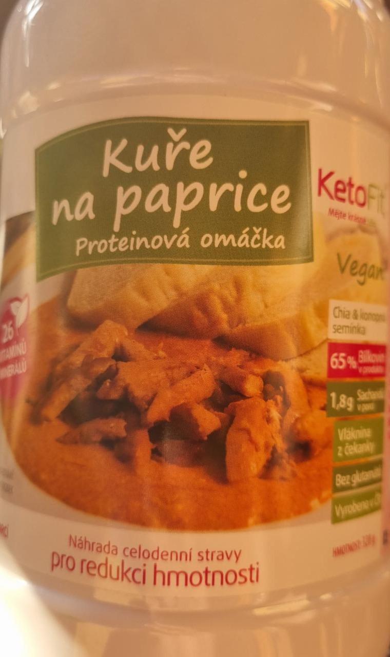 Fotografie - Kuře na paprice omáčka KetoFit