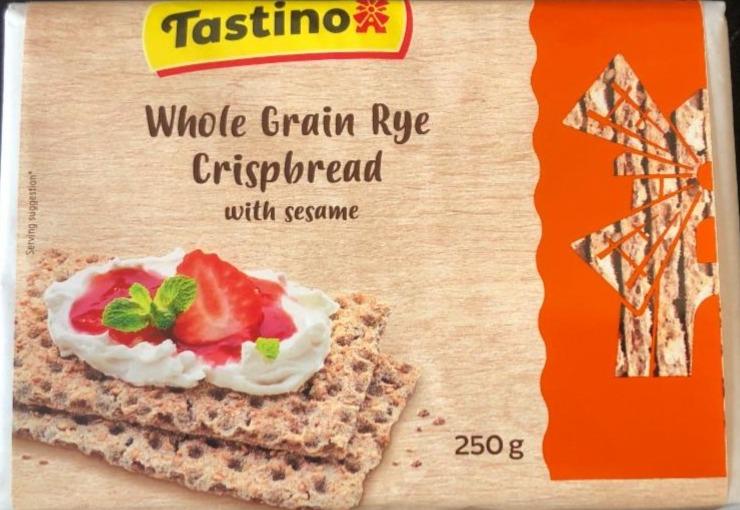 Fotografie - Whole grain rye crispbread with sesame Tastino