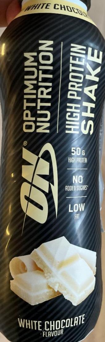 Fotografie - High Protein Shake White chocolate Optimum Nutrition