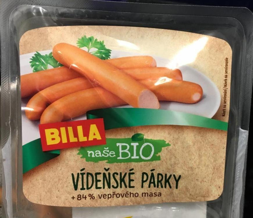 Fotografie - Vídeňské párky Naše Bio Billa