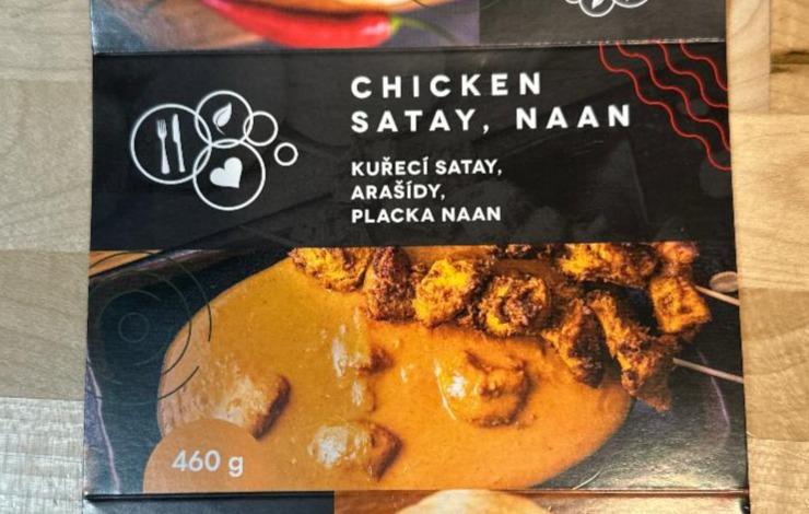 Fotografie - Chicken Satay, Naan Navařeno