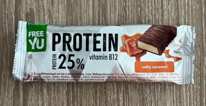 Fotografie - protein bar salted caramel FreeYu