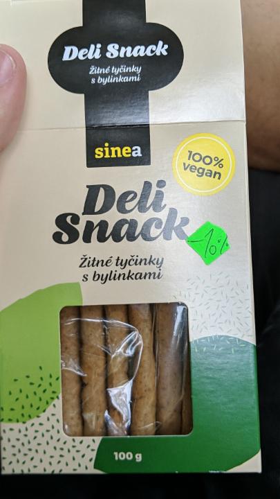 Fotografie - Sinea Deli Snack, žitné tyčinky s bylinkami