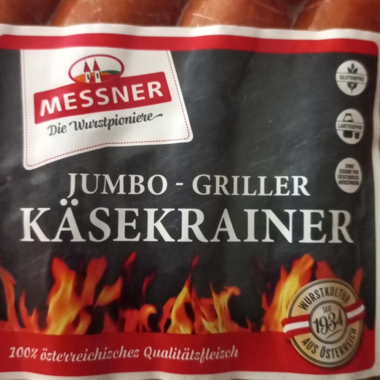 Fotografie - Jumbo Griller Käsekrainer Messner