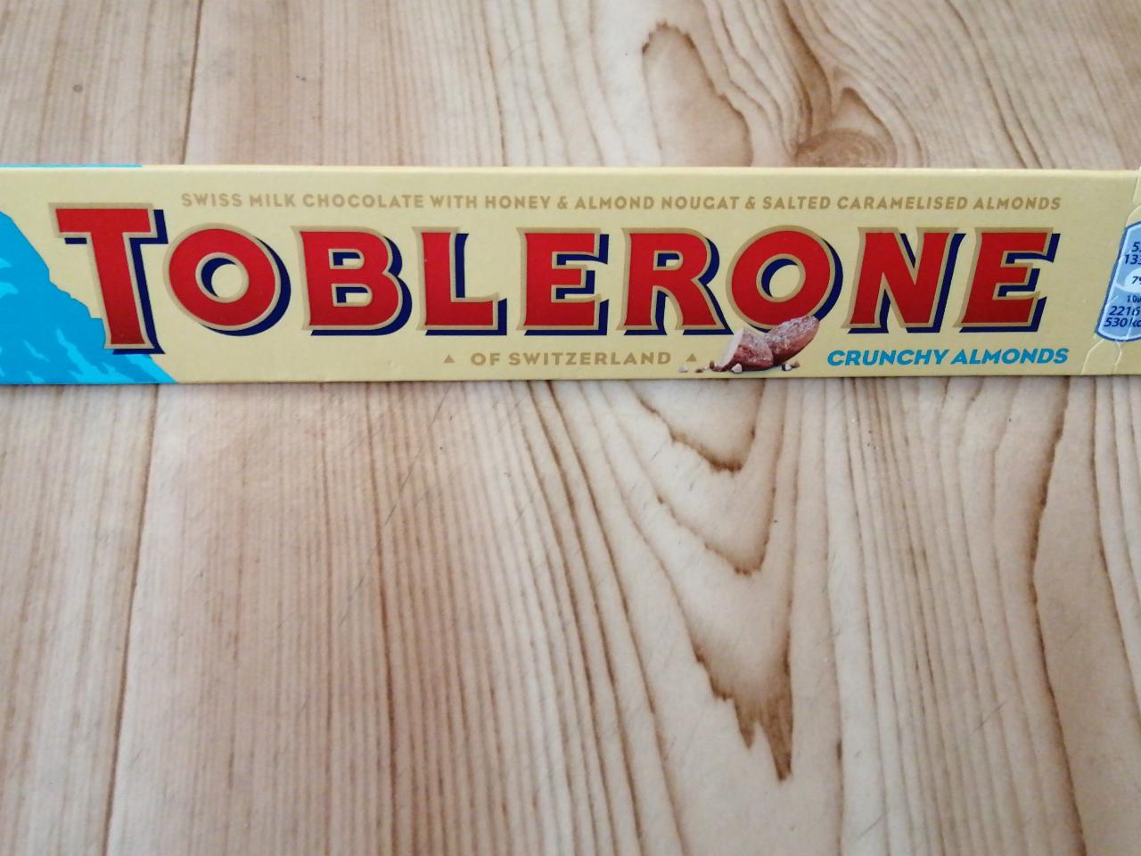 Fotografie - Toblerone Crunchy almonds