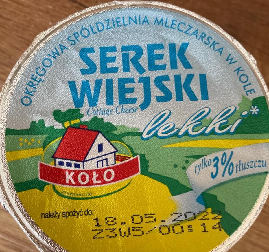 Fotografie - serek wiejski lekki (3%) KOŁO