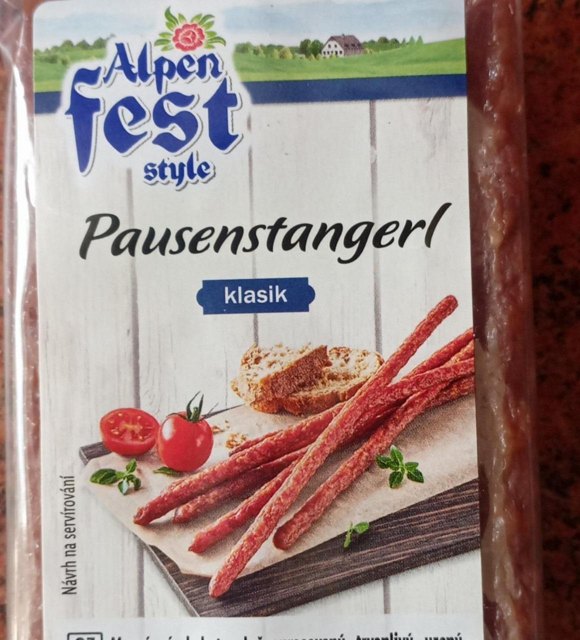 Fotografie - Pausenstangerl klasik Alpen fest style