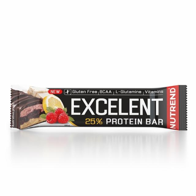 Fotografie - Excelent 25% protein bar lemon-curd cheese-raspberry (citron+tvaroh+malina s brusinkami) Nutrend