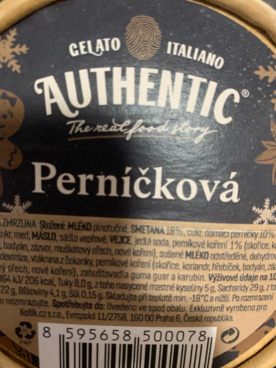 Fotografie - Authentic Perničková zmrzlina Gelato Italiano