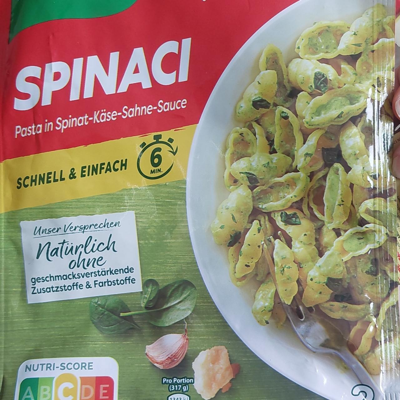 Fotografie - Pasta Spinaci Knorr