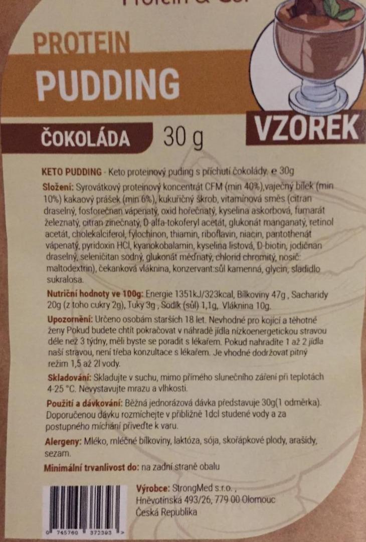 Fotografie - Protein Pudding Čokoláda Protein & Co.