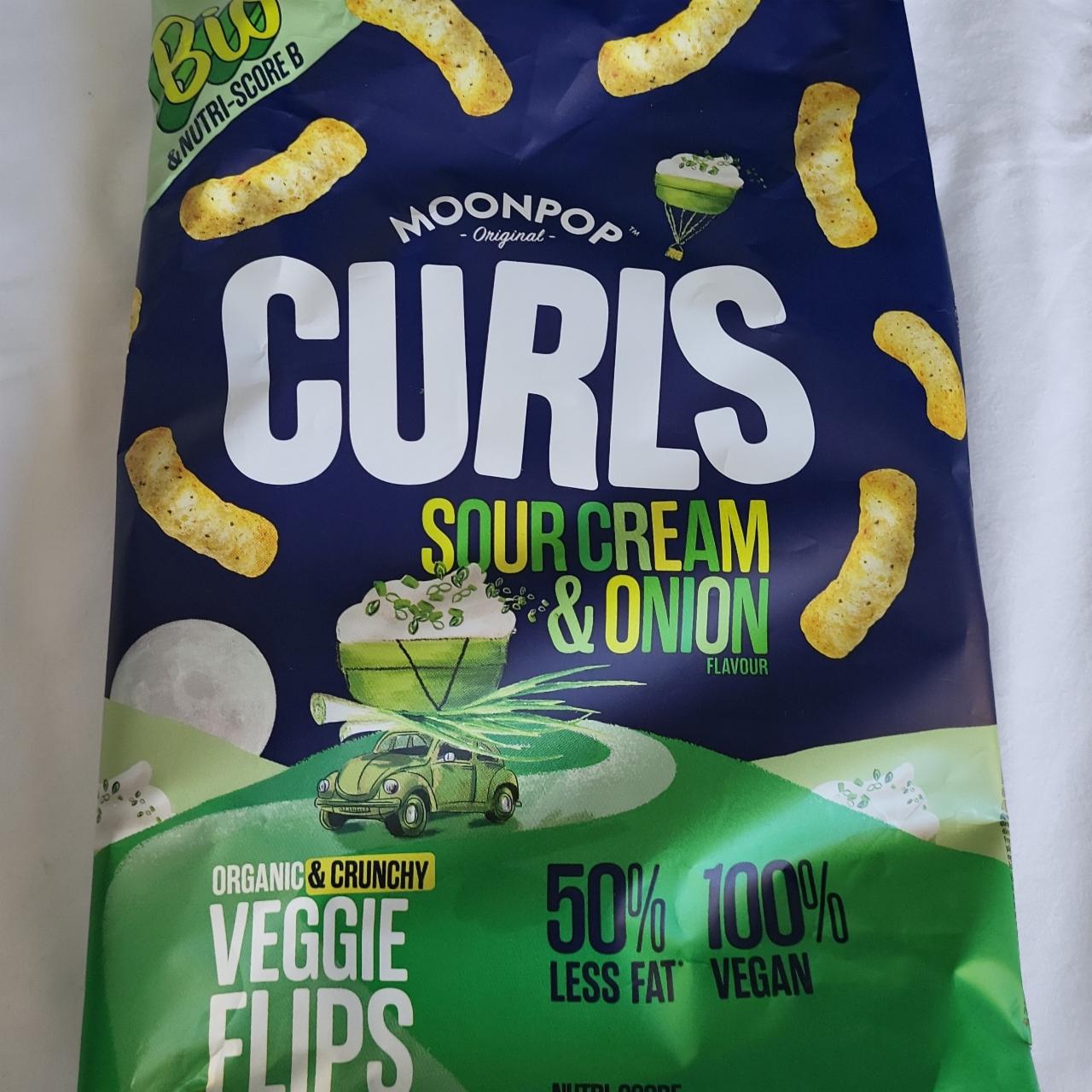 Fotografie - Curls Sour Cream & Onion Moonpop