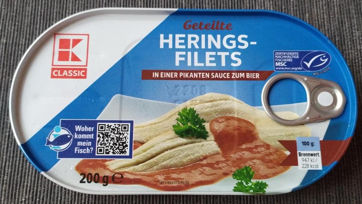 Fotografie - Herings-filets in einer pikanten sauce zum bier K-Classic