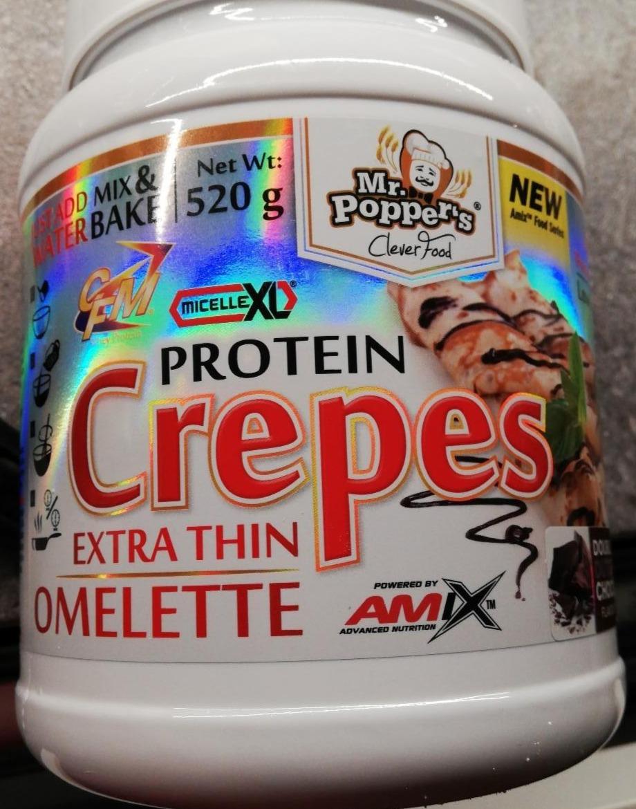 Fotografie - Mr. Popper's Protein Crepes Chocolate Amix Nutrition