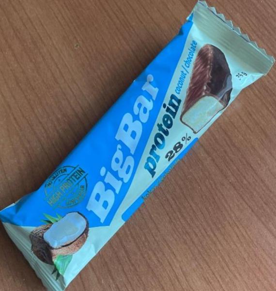 Fotografie - Big Bar protein coconut/chocolate High protein