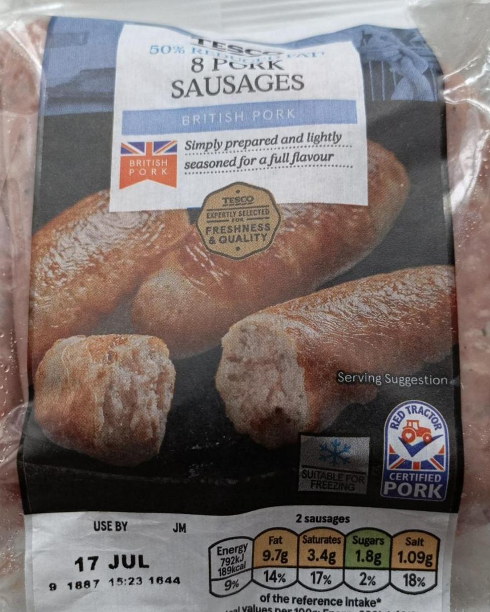 Fotografie - Pork sausages Tesco