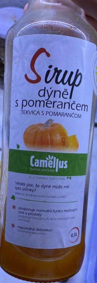 Fotografie - Sirup dýně s pomerančem Camellus