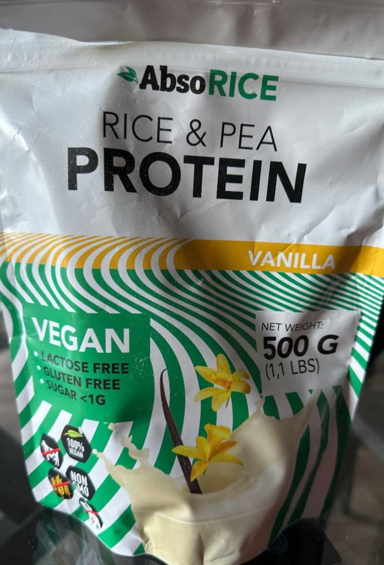 Fotografie - Rice & pea protein vanilla AbsoRice