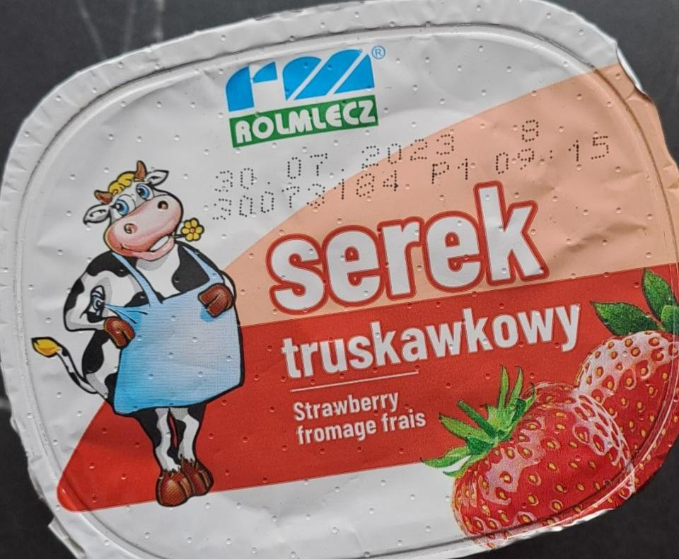 Fotografie - Serek truskawkowy Rolmlecz