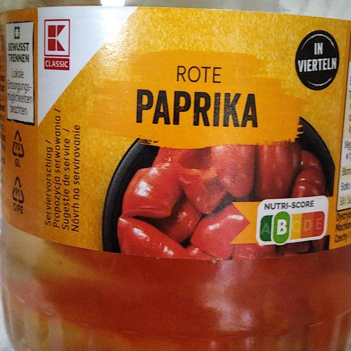 Fotografie - Rote Paprika K-Classic