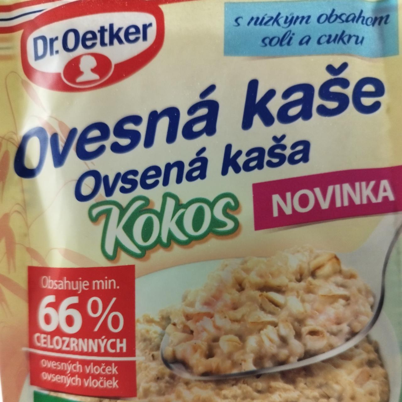 Fotografie - Ovesná kaše kokos Dr.Oetker