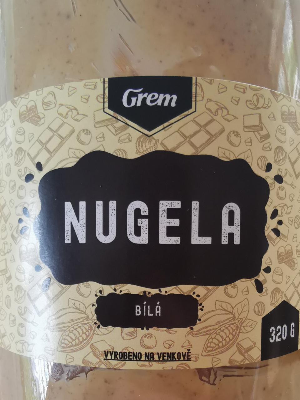 Fotografie - Nugela bílá Grem