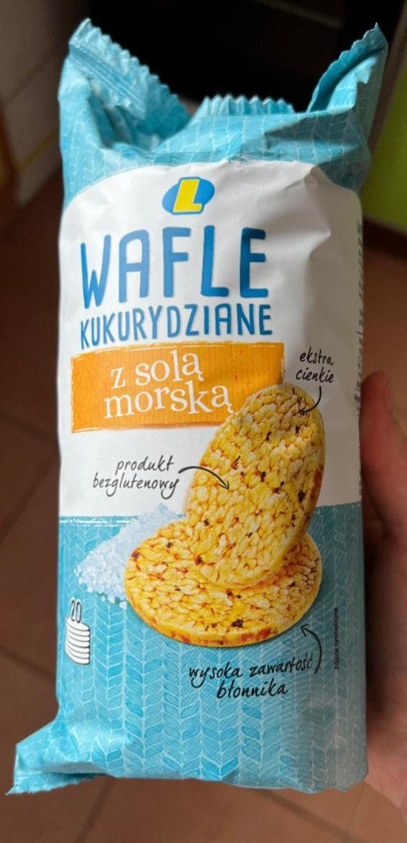 Fotografie - Wafle Kukurydziane z solą morską Lewiatan